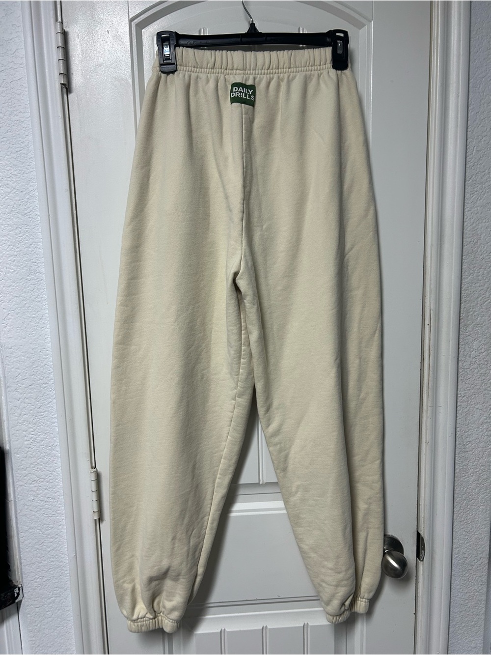 Daily Drills Cream/Tan Casual Sweatpants